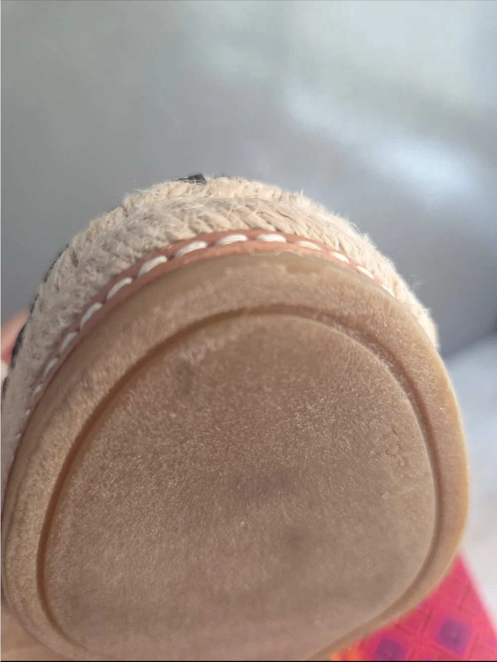 Tory Burch Beige Canvas Espadrille Wedges like new View all pics